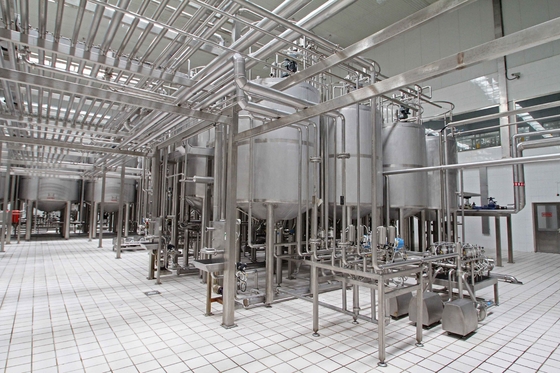 500-10000L/H Завод по производству конденсированного молока на заказ Полная линия обработки конденсированного молока Конденсированная молочная машина