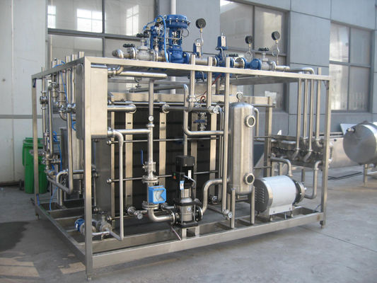 1000L Pasteurizer Machine With PLC For Milk / Yogurt / Fruit Juice Processing Line SUS304/316 (включается в линию обработки молока / йогурта / фруктового сока)