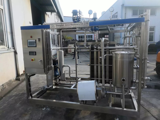 SUS304/316 индивидуальная линия переработки растительного молока 500-5000L/H полная линия по производству соевого / миндального молока молочная машина с ПЛК