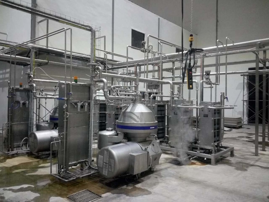 SUS304/316 индивидуальная линия переработки растительного молока 500-5000L/H полная линия по производству соевого / миндального молока молочная машина с ПЛК