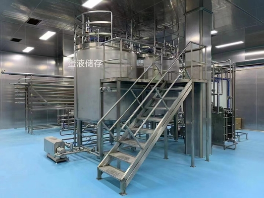 500-30000L/H Линия для обработки яиц по индивидуальному заказу Комплексный завод по производству яиц Яичная жидкая машина с ПЛК