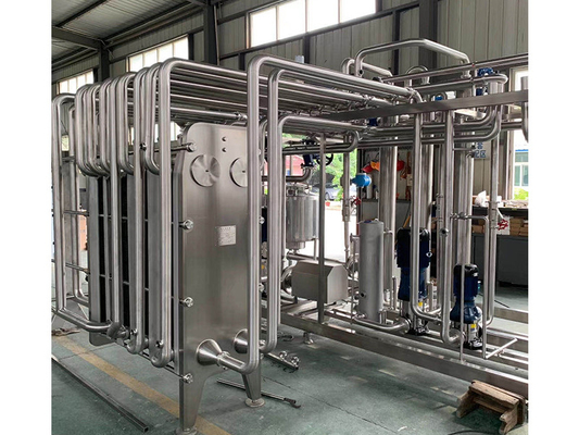 0.5-20t / h индивидуальный пастеризатор для имбиря / огурцов / кале линии обработки пастеризации машины с ПЛК SUS304/316