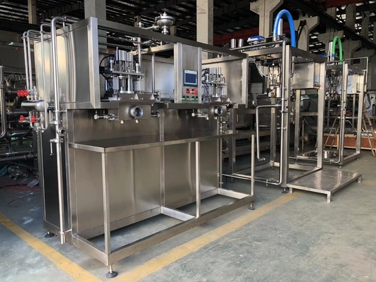 Автоматический асептический BIB наполнитель для 1-25L сумки в коробке помидор / манго / яблочный соус Заполнитель машины SUS304/316 на заказ