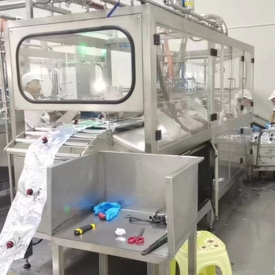 Полно-автоматическая асептическая BIB заполнительная машина для 1-25L непрерывного мешка в коробке Оранжевый / манго / ананасовый сок наполнитель с ПЛК
