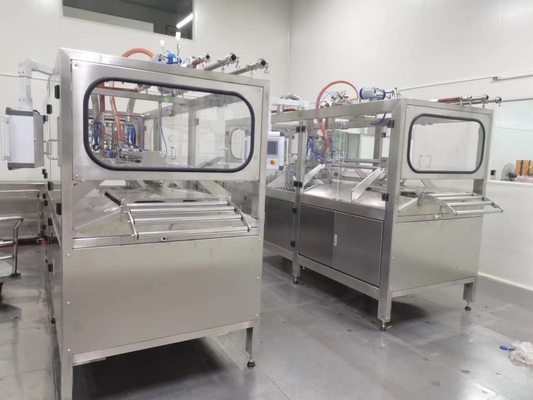Полно-автоматическая асептическая BIB заполнительная машина для 1-25L непрерывного мешка в коробке Оранжевый / манго / ананасовый сок наполнитель с ПЛК