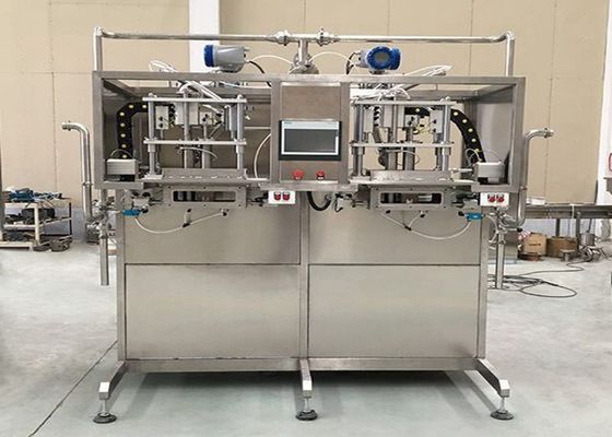 SUS304/316 Асептическая заполнительница с одной головой или двумя головами для 1-220 литров асептических пакетов с маслом/йогуртом/соусом с ПЛК